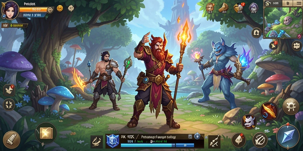 Gameplay seru di dunia fantasi <strong>9ZK</strong> dengan karakter yang unik.