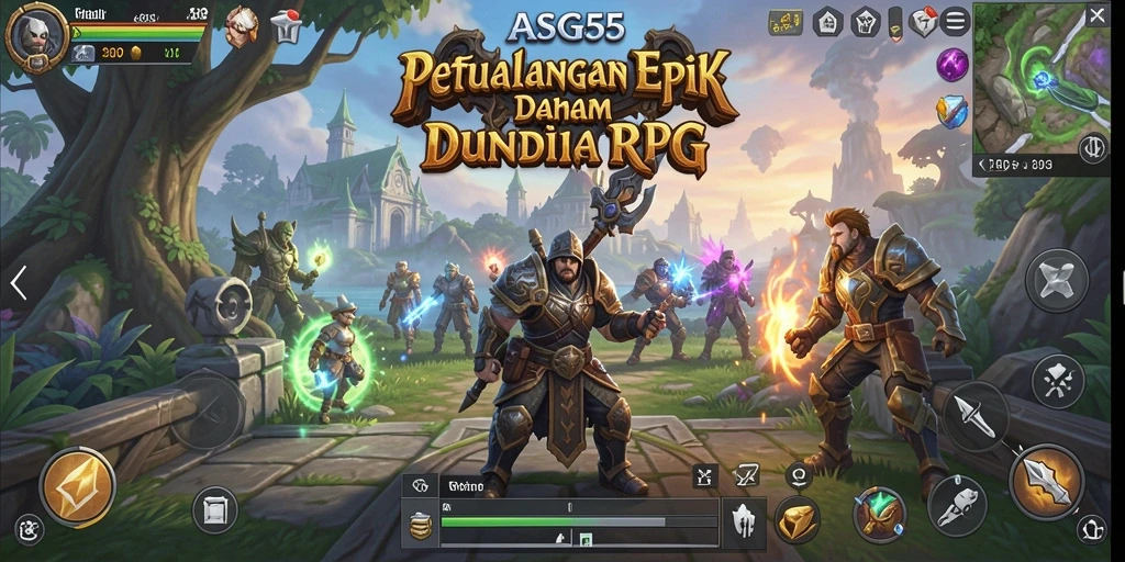 Tampilan mendebarkan dari gameplay ASG55 yang seru.