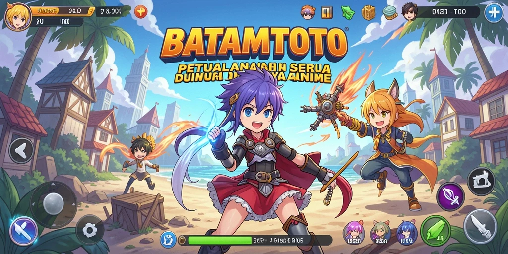 Tampilan gameplay seru dari BATAMTOTO yang penuh warna.