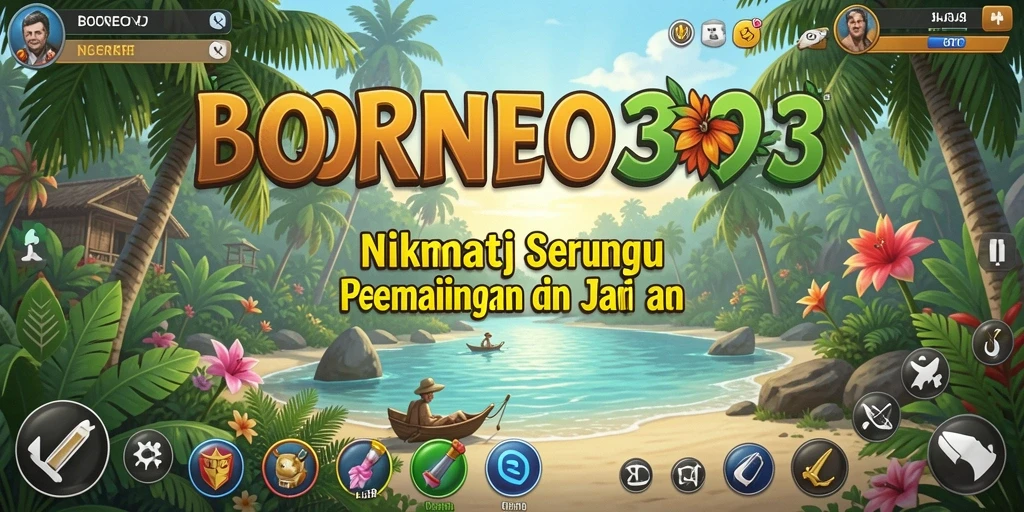 Tampilan utama gameplay BORNEO303 yang seru dan menarik.