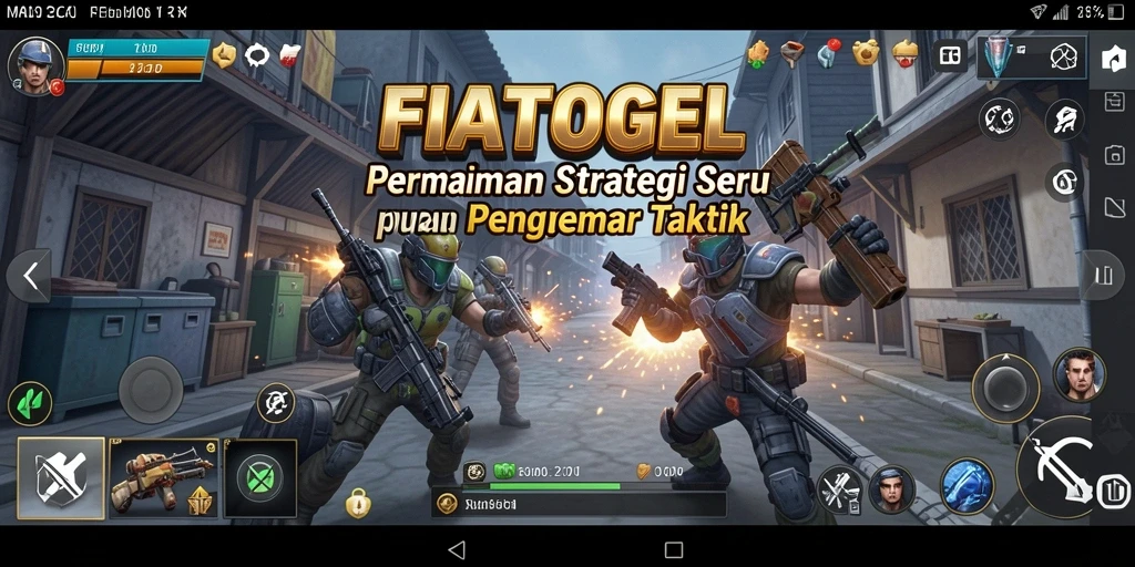 Screenshot gameplay <strong>FIATOGEL</strong> menampilkan momen strategis yang intens.
