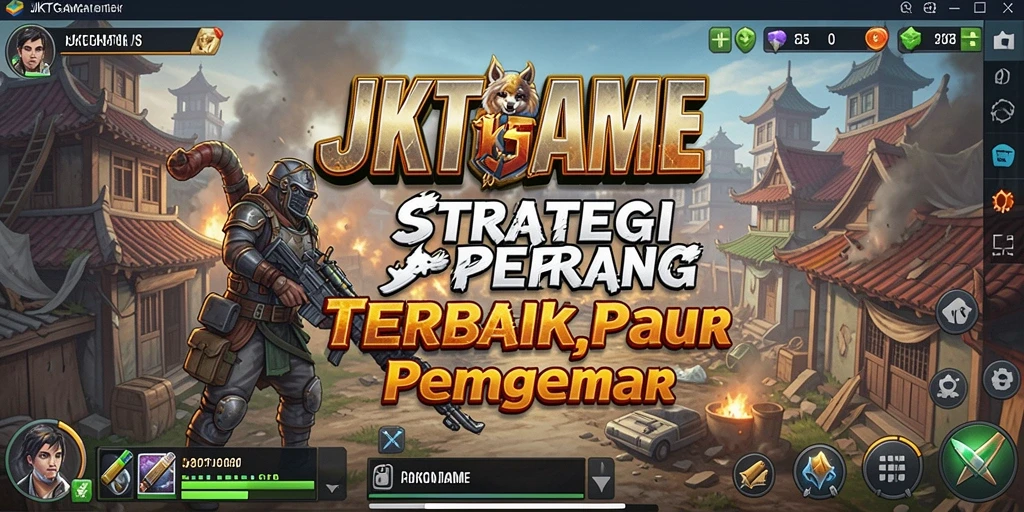 Tampilan gameplay menegangkan dalam JKTGAME yang penuh strategi.