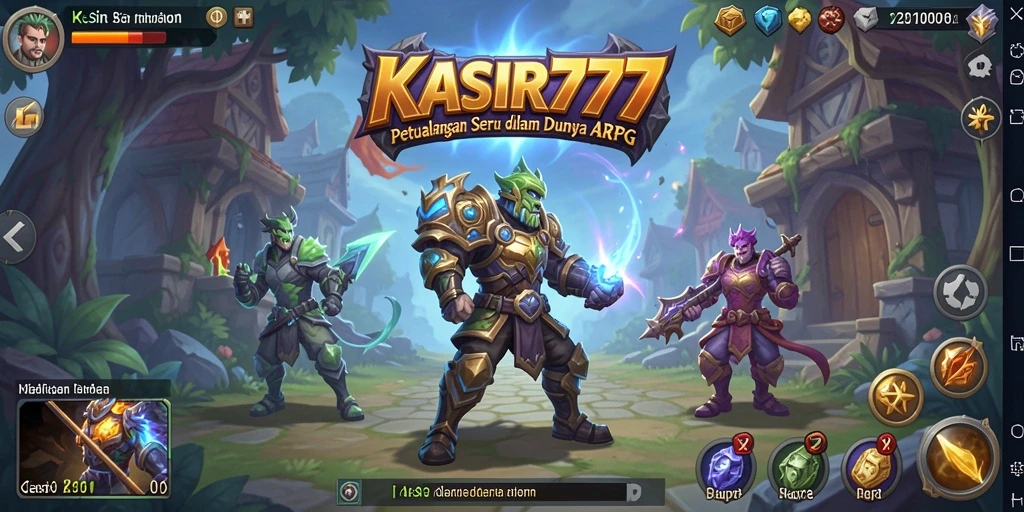 Menampilkan tindakan seru dalam gameplay KASIR777.