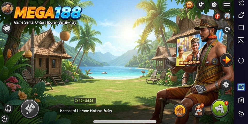Tampilan gameplay MEGA188 yang mengasyikkan dan penuh warna.