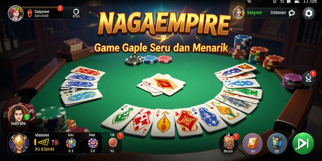 Tampilan gameplay NAGAEMPIRE yang menarik dan seru.