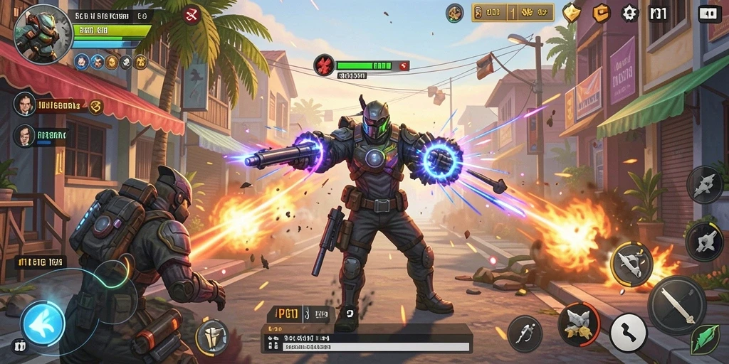 Screenshot utama PG11 menampilkan aksi seru dari gameplay SLG.