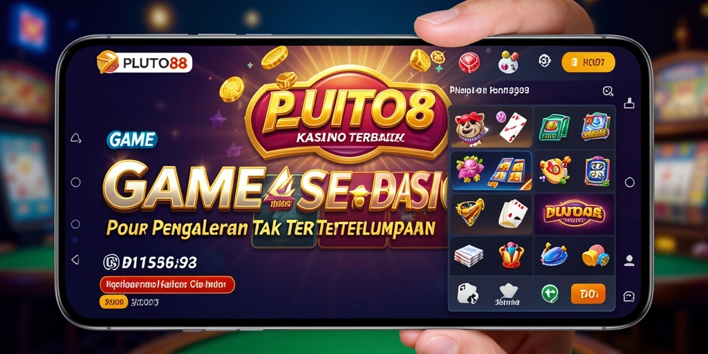 Tampilan gameplay menarik dari PLUTO88 dengan variasi permainan Kasino.