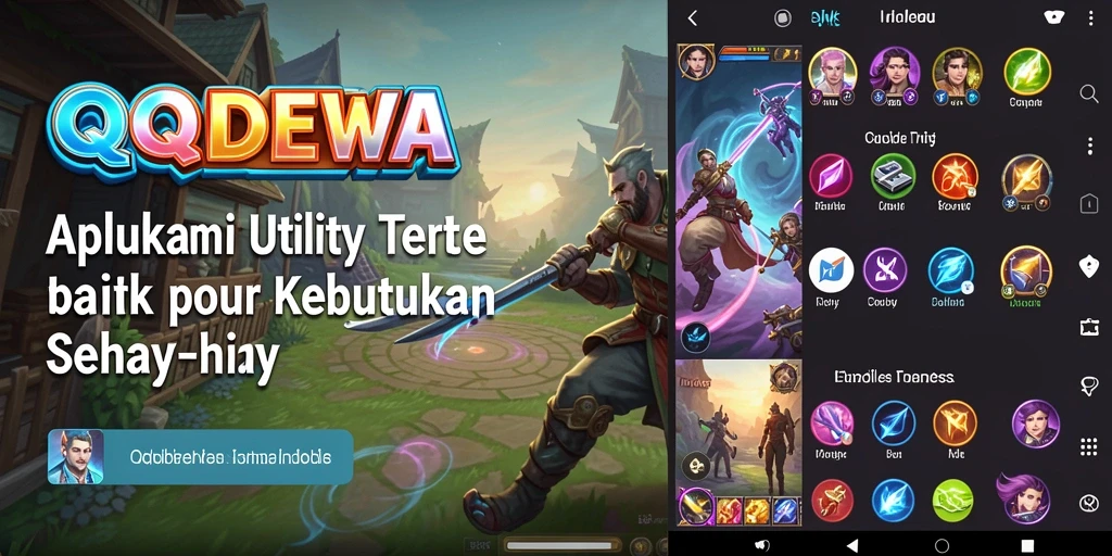 Tampilan antarmuka utama QQDEWA yang user-friendly dan praktis.