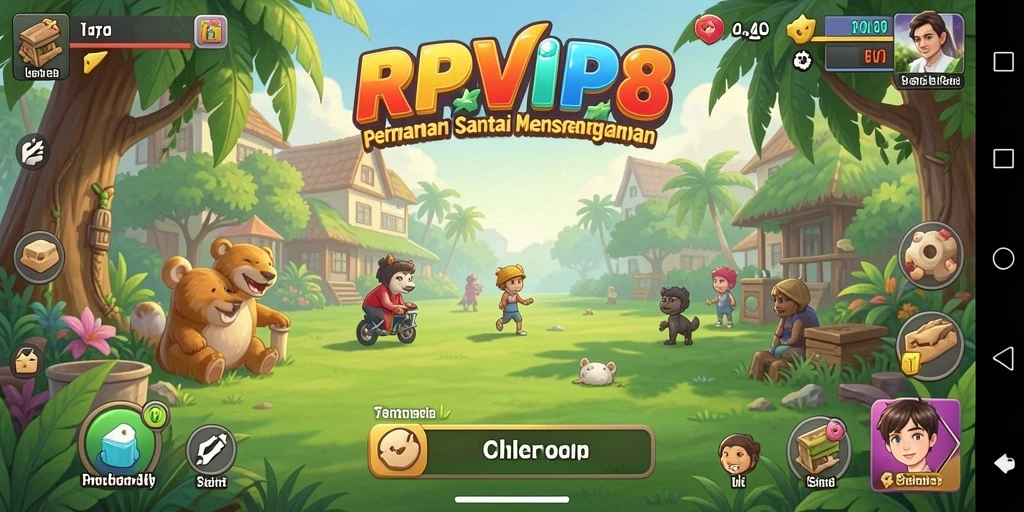 Tampilan gameplay RPVIP8 yang mengasyikkan dan interaktif.