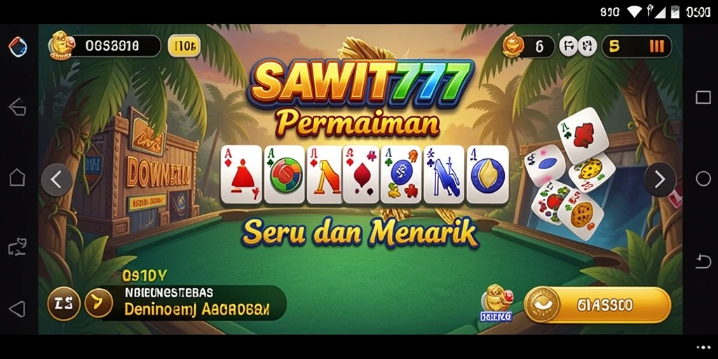 Tampilan gameplay seru di SAWIT777 dengan desain menarik.