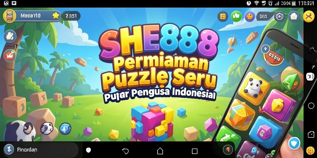 Screenshot SHE888 menampilkan gameplay Puzzle yang menantang dan seru.